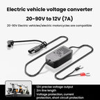 Kewig KWG-JY 20-90V To 12V Electric Vehicle Power Regulator Modified Car Charger Terminals, 250 Female Socket, SAE Plug