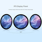 Waveshare 7inch Round HDMI Capacitive Touch Display, 1080x1080 LCD, 10-Point Multi-Touch For Raspberry Pi Arduino DIY, 7inch 1080x1080 LCD – Touch Control, Tempered Glass, TPU
