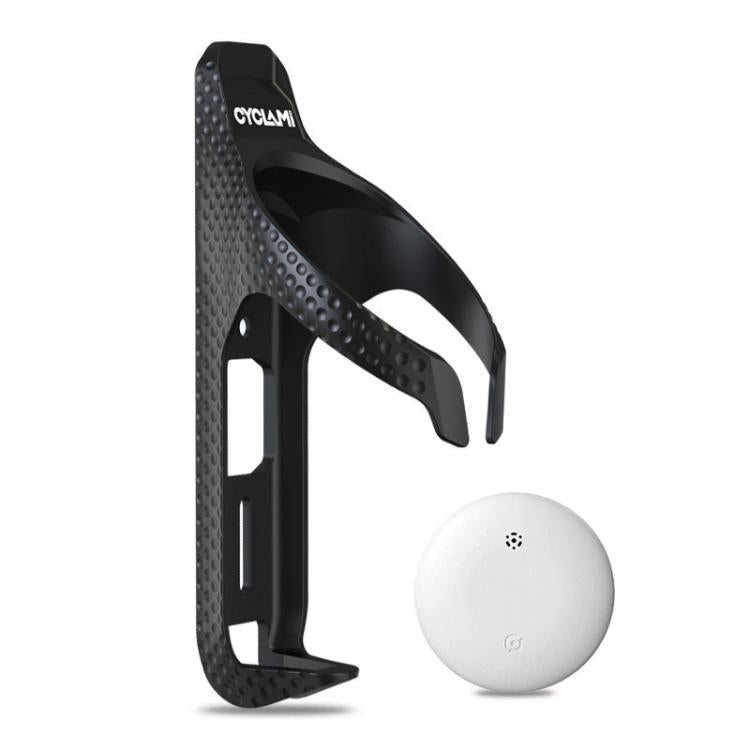 CYCLAMI Bicycle Water Bottle Cage Cycling Cup Holder, White, Black, Black+CYC-HB15 Tracker, White+CYC-HB15 Tracker – Durable Build, Easy to Use Black+CYC-HB15 Tracker