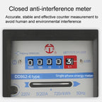 Hutai Home Use Single-Phase Mechanical Electricity Meter High Precision Energy Meter, 5-20A, 10-40A, 15-60A, 20-80A, 30-100A – Durable Build, Easy to Use