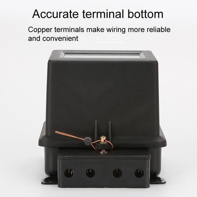 Hutai Home Use Single-Phase Mechanical Electricity Meter High Precision Energy Meter, 5-20A, 10-40A, 15-60A, 20-80A, 30-100A – Durable Build, Easy to Use