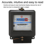Hutai Home Use Single-Phase Mechanical Electricity Meter High Precision Energy Meter, 5-20A, 10-40A, 15-60A, 20-80A, 30-100A – Durable Build, Easy to Use