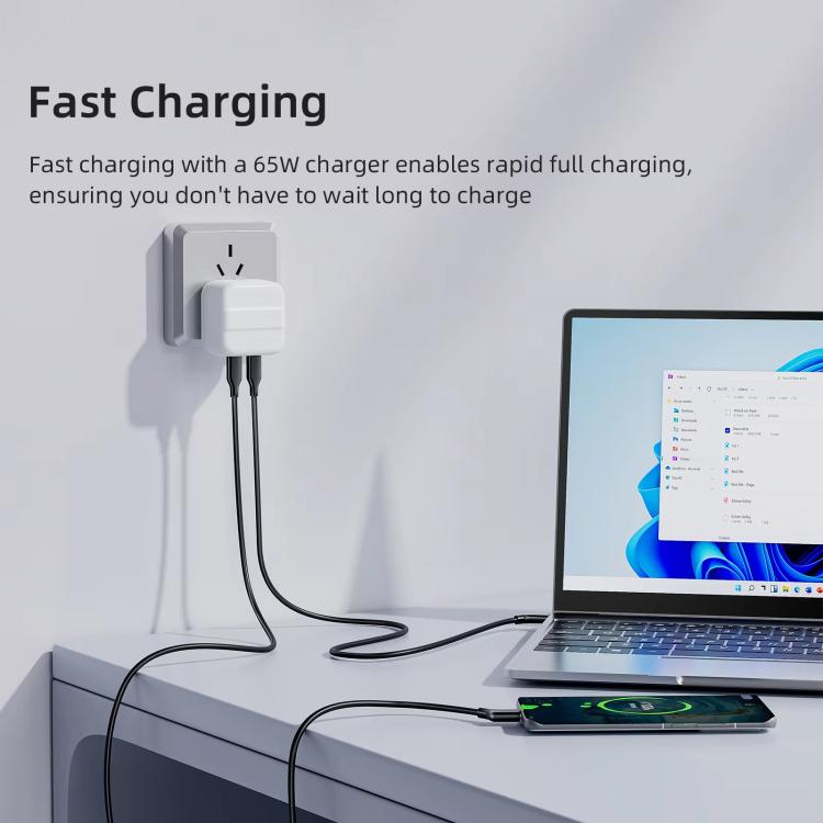 NEXHYPE USB-C/Type-C Coaxial Data Cable For AR/VR Glasses Data Transfer And Power Delivery Cord, 1m, 2m