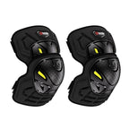 Kewig 2pcs Quick-Release Shockproof Motorcycle Riding Protective Covers Anti-Fall Knee & Elbow Pads, Elbow Guard L, Elbow Guard M, Knee Guard L, Knee Guard M Elbow Guard L