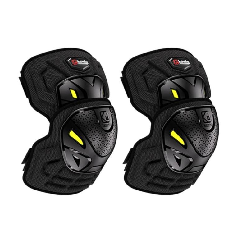 Kewig 2pcs Quick-Release Shockproof Motorcycle Riding Protective Covers Anti-Fall Knee & Elbow Pads, Elbow Guard L, Elbow Guard M, Knee Guard L, Knee Guard M – Shockproof, TPU Elbow Guard M