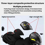 Kewig 2pcs Quick-Release Shockproof Motorcycle Riding Protective Covers Anti-Fall Knee & Elbow Pads, Elbow Guard L, Elbow Guard M, Knee Guard L, Knee Guard M