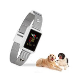 B800 Smart Anti-Bark Collar Electric Shock Dog Trainer With Color Screen & Anti-False Trigger, IP68 Waterproof, Magnetic Charging, Electric Shock Gray, Electric Shock Black Electric Shock Gray Gray