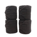 4pcs/ Pack Thick Fleece Horse Leg Wraps Adhesive Horse Leg Wraps Black