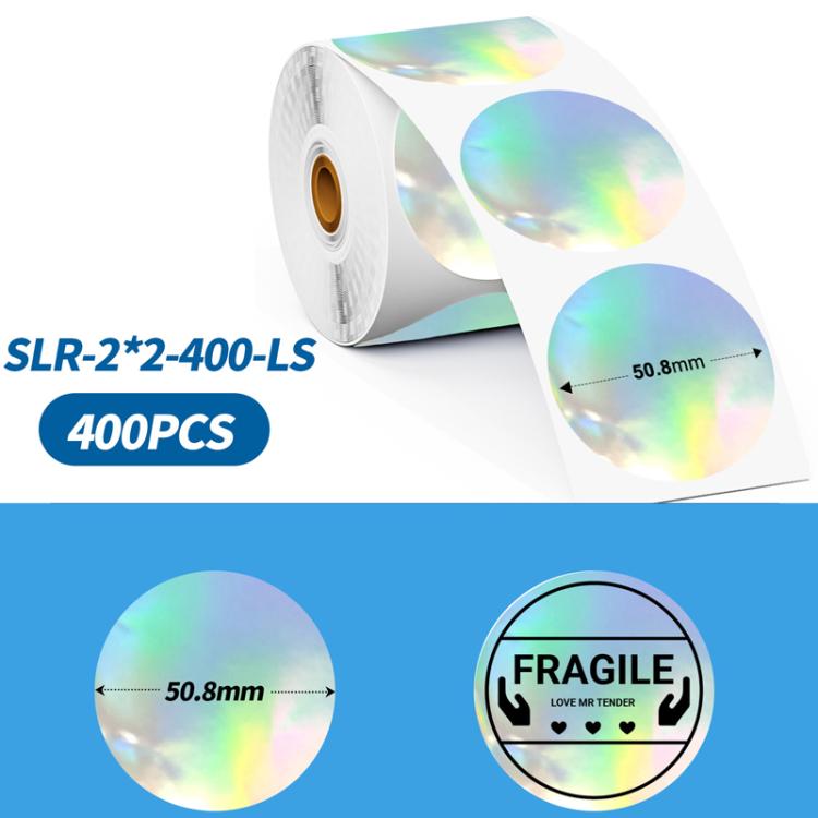 Phomemo 2-Inch Round Adhesive Labels For PM241-BT/PM246S/D520-BT Printer, LASER-SILVER-BLACK-400pcs, > LASER-GOLD-BLACK-400pcs, WHITE-BLACK-750pcs, PINK-BLACK-750pcs, YELLOW-BLACK-750pcs, BLUE-BLACK-750pcs, ORANGE-BLACK-750pcs, WHITE-BLUE-750pcs       ... LASER-SILVER-BLACK-400pcs