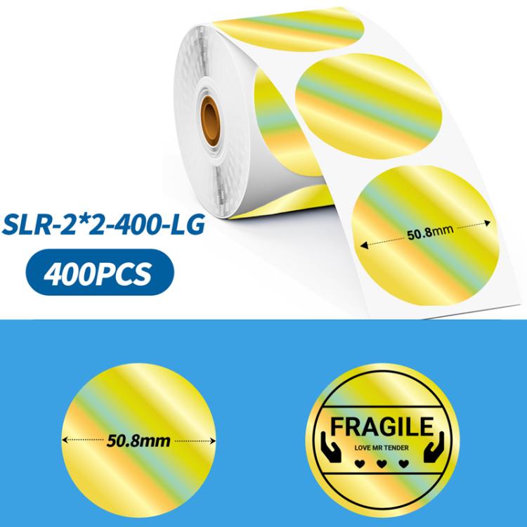 Phomemo 2-Inch Round Adhesive Labels For PM241-BT/PM246S/D520-BT Printer, LASER-SILVER-BLACK-400pcs, > LASER-GOLD-BLACK-400pcs, WHITE-BLACK-750pcs, PINK-BLACK-750pcs, YELLOW-BLACK-750pcs, BLUE-BLACK-750pcs, ORANGE-BLACK-750pcs, WHITE-BLUE-750pcs... –... > LASER-GOLD-BLACK-400pcs