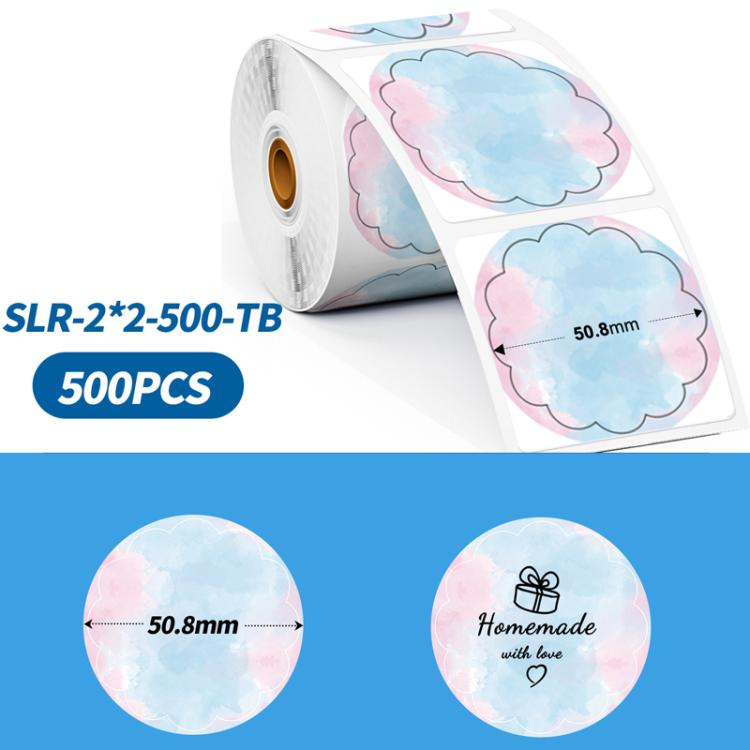 Phomemo 2-Inch Round Adhesive Labels For PM241-BT/PM246S/D520-BT Printer, LASER-SILVER-BLACK-400pcs, > LASER-GOLD-BLACK-400pcs, WHITE-BLACK-750pcs, PINK-BLACK-750pcs, YELLOW-BLACK-750pcs, BLUE-BLACK-750pcs, ORANGE-BLACK-750pcs, WHITE-BLUE-750pcs... –... STAR-B-BLACK-500pcs