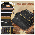 Oxford Cloth Tool Backpack With Rubber Base Multiple Pockets & 15.6-Inch Laptop Compartment