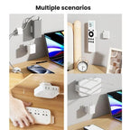 2pcs Charger Holder Phone Charging Cable Clip Plug Hook Organizer