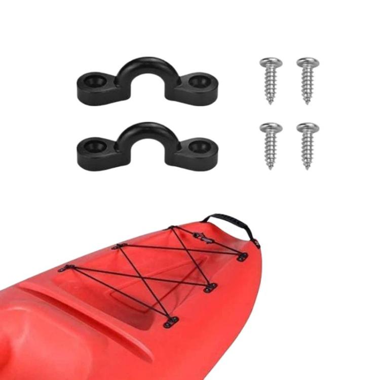 10pcs Kayak Elastic Cord C-Type Pull Buckle With Screws Deck Fixed Clip, Humplock, Canoe Accessories, C-Type Pull Buckle – Durable Build, Easy to Use