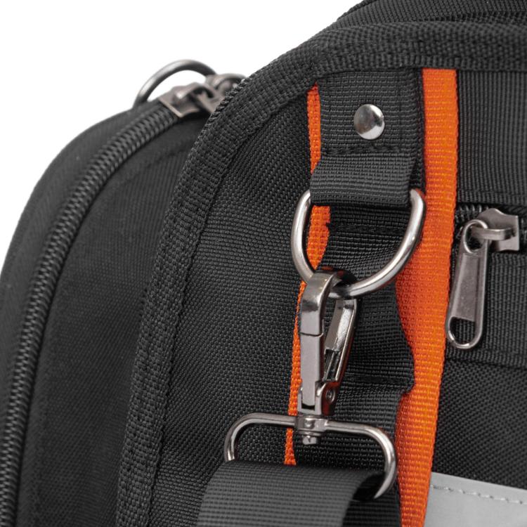 Durable Oxford Fabric Tool Tote Bag with Hard Bottom Portable Storage for Hand Tools, Testers, Measuring Instruments