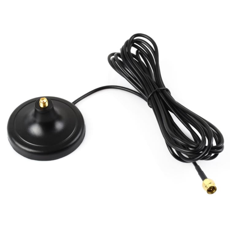 WAVESHARE SMA Antenna Suction Cup Magnetic Base 3-meter Coaxial Cable, Magnetic Base Magnetic Base