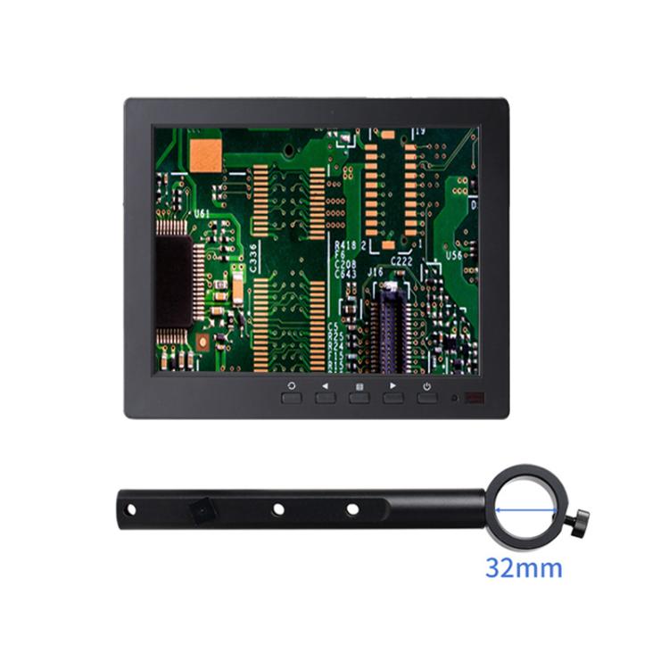 Industrial Grade IPS Microscope Monitor, US Plug, 8 Inch with 25mm Mounting Bar, 8 Inch with 32mm Mounting Bar, 10 Inch with 25mm Mounting Bar, 10 Inch with 32mm Mounting Bar, 11.6 Inch with 25mm Mounting Bar, 11.6 Inch with 32mm Mounting Bar          ... 8 Inch with 32mm Mounting Bar