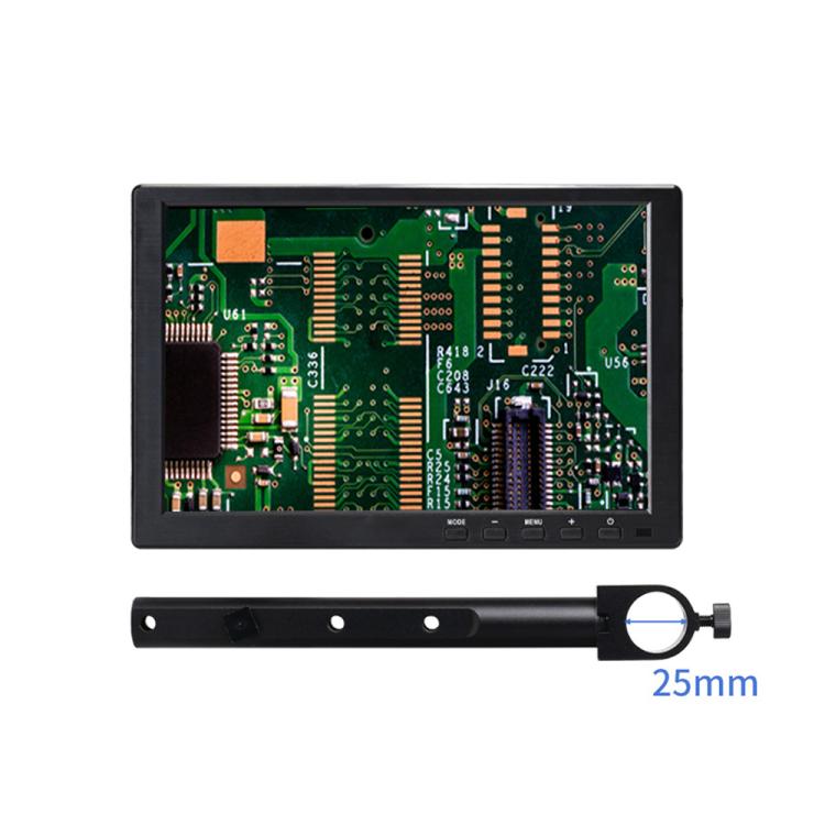 Industrial Grade IPS Microscope Monitor, US Plug, 8 Inch with 25mm Mounting Bar, 8 Inch with 32mm Mounting Bar, 10 Inch with 25mm Mounting Bar, 10 Inch with 32mm Mounting Bar, 11.6 Inch with 25mm Mounting Bar, 11.6 Inch with 32mm Mounting Bar          ... 10 Inch with 25mm Mounting Bar