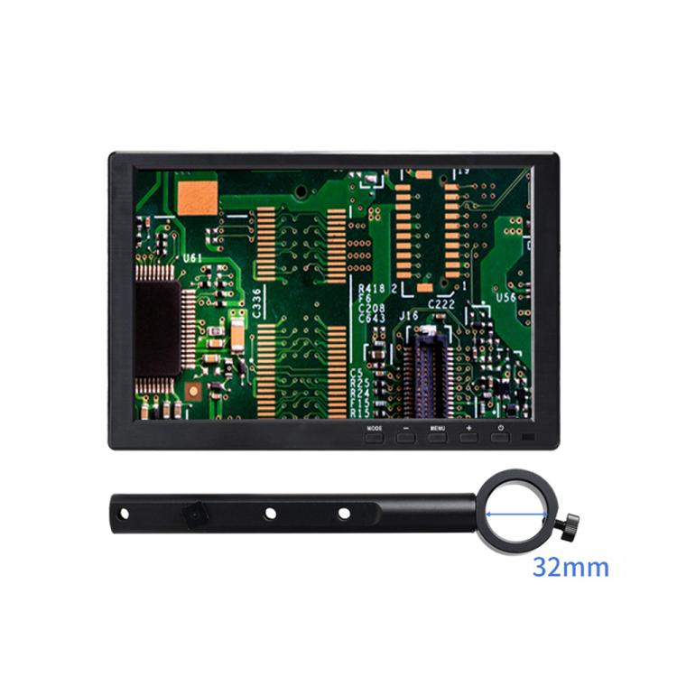 Industrial Grade IPS Microscope Monitor, US Plug, 8 Inch with 25mm Mounting Bar, 8 Inch with 32mm Mounting Bar, 10 Inch with 25mm Mounting Bar, 10 Inch with 32mm Mounting Bar, 11.6 Inch with 25mm Mounting Bar, 11.6 Inch with 32mm Mounting Bar          ... 10 Inch with 32mm Mounting Bar