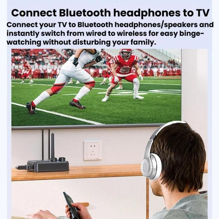 GT87 2 In 1 Bluetooth 5.4 Receiver & Transmitter RCA / AUX Wireless Audio Adapter, GT87
