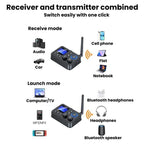 GT87 2 In 1 Bluetooth 5.4 Receiver & Transmitter RCA / AUX Wireless Audio Adapter, GT87