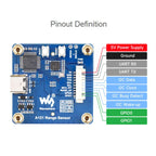 WAVESHARE 60GHz Millimeter-Wave Micro-Motion Sensing Radar Module, Without Base, With Base