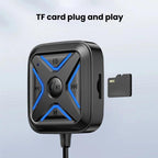 W21 AUX Hands-Free Calling Bluetooth 5.3 Receiver Car Wireless Audio Adapter, W21