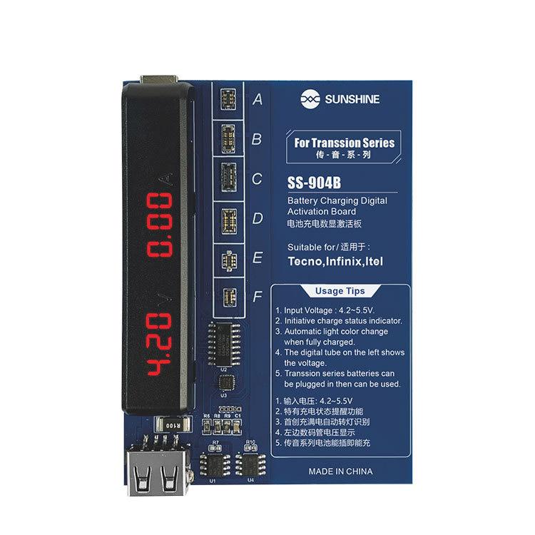 For Transsion Series Battery Charging Digital Display Activation Board Mobile Phone Repair Tool, SS-904B SS-904B