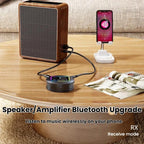 GT77 NFC Bluetooth Receiver & Transmitter With Ambient Light Car Audio Amplifier & Audio Converter, GT77