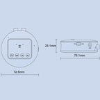GT77 NFC Bluetooth Receiver & Transmitter With Ambient Light Car Audio Amplifier & Audio Converter, GT77