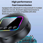 GT77 NFC Bluetooth Receiver & Transmitter With Ambient Light Car Audio Amplifier & Audio Converter, GT77