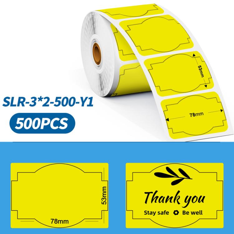 Phomemo 3 x 2 Inch Shipping Label Stickers for PM241-BT/PM246S/D520-BT Printer, White-1240Sheets, Y1-Yellow-500Sheets, Y2-Yellow-500Sheets, Z2-Brown-500Sheets (, PY1-Pink-500Sheets, PY2-Pink-500Sheets – Durable Build, Easy to Use Y1-Yellow-500Sheets