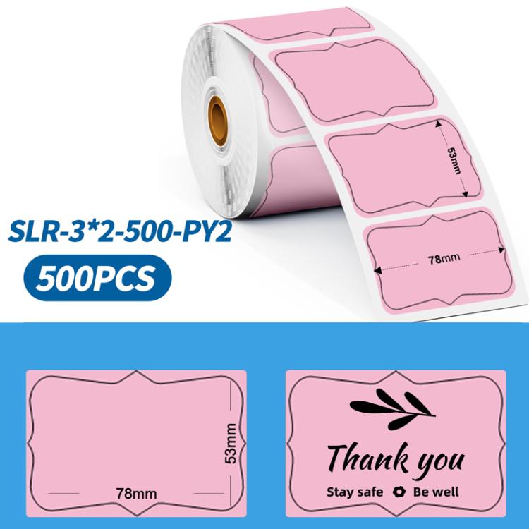 Phomemo 3 x 2 Inch Shipping Label Stickers for PM241-BT/PM246S/D520-BT Printer, White-1240Sheets, Y1-Yellow-500Sheets, Y2-Yellow-500Sheets, Z2-Brown-500Sheets (, PY1-Pink-500Sheets, PY2-Pink-500Sheets – Durable Build, Easy to Use PY2-Pink-500Sheets