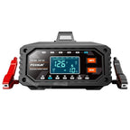 Foxsur 20A 12V/24V Portable Car Motorcycle Battery Charger, US Plug, EU Plug, UK Plug, AU Plug, JP Plug