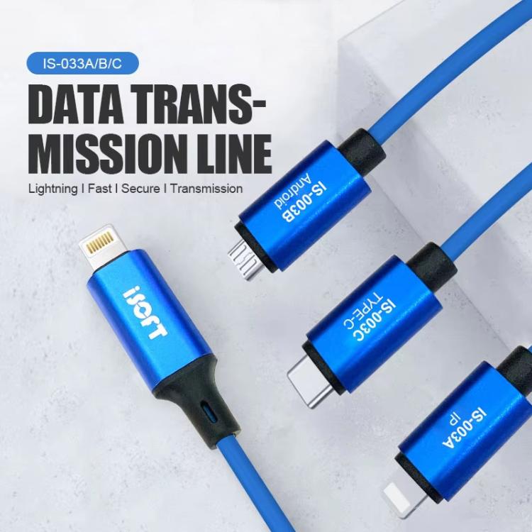 Phone Repair Data Transfer Combo Cable, ISOFT IS-003A 8 Pin To 8 Pin, ISOFT IS-003B 8 Pin To USB, ISOFT IS-003B 8 Pin To Type-C – TPU