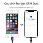 Phone Repair Data Transfer Combo Cable, ISOFT IS-003A 8 Pin To 8 Pin, ISOFT IS-003B 8 Pin To USB, ISOFT IS-003B 8 Pin To Type-C – TPU