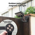 Solar Outdoor Courtyard String Lights With Motion Sensor Home Use Smart Magnetic Wall Lamp, White Light, Warm Light
