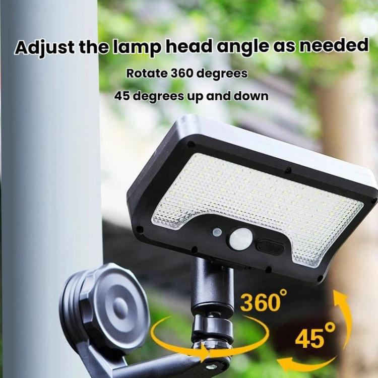 Solar Outdoor Courtyard String Lights With Motion Sensor Home Use Smart Magnetic Wall Lamp, White Light, Warm Light