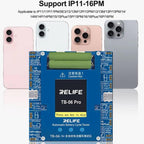 For IPhone 11-16 Series Fully Automatic Battery Cycle Tester With Dual-Channel Independent Battery Cycle Charging, EU Plug, TB-06 Pro