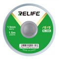 RELIFE RL-20C PCB Solder Cleaning Corrosion-Resistant Solder Removal Tape, 1.5mm x 1.5m, 2mm x 1.5m, 2.5mm x 1.5m, 3mm x 1.5m, 3.5mm x 1.5m 1.5mm x 1.5m