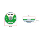RELIFE RL-20C PCB Solder Cleaning Corrosion-Resistant Solder Removal Tape, 1.5mm x 1.5m, 2mm x 1.5m, 2.5mm x 1.5m, 3mm x 1.5m, 3.5mm x 1.5m