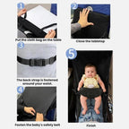 Insular Children Airplane Travel Seat Foldable Extendable Mattress Hammock
