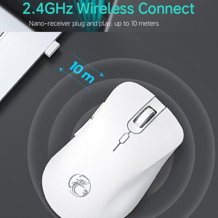 iMICE E-2310 Office Home Use 6-Button 2.4 GHz Wireless Gaming Mouse – Plug-and-play