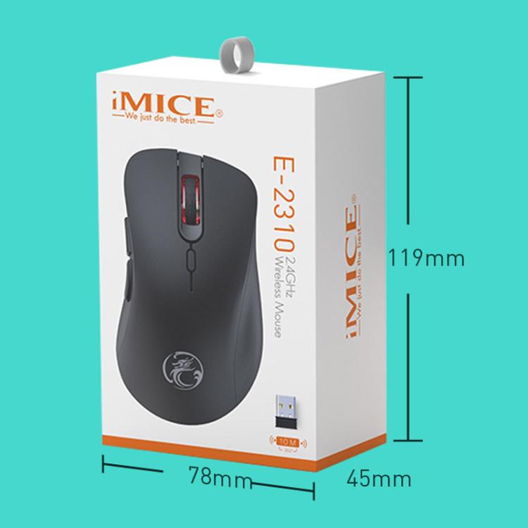 iMICE E-2310 Office Home Use 6-Button 2.4 GHz Wireless Gaming Mouse – Plug-and-play