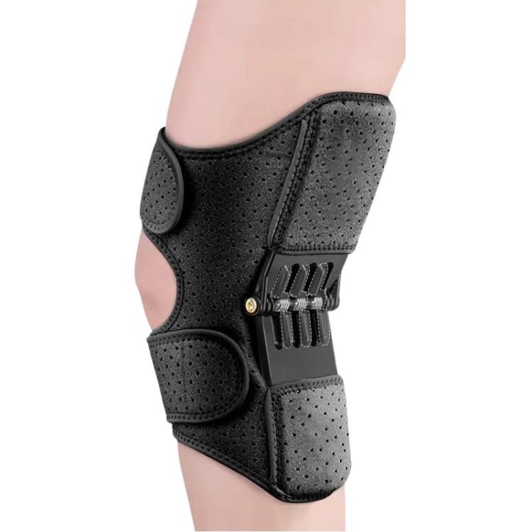 Knee Brace Patellar Strap For Walking Leg Support Stair Climbing Assistance Black