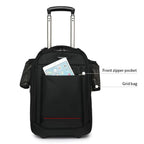 20 Inch Carry-On Trolley Backpack Large Capacity Waterproof Oxford Travel Duffle Bag With Wheels & TSA Lock