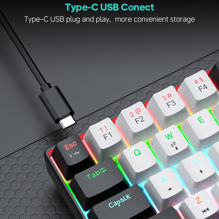 iMICE MK-X30 RGB Lighting Customizable 1.5m Wired Mechanical Gaming Keyboard Mouse Set – Plug-and-play