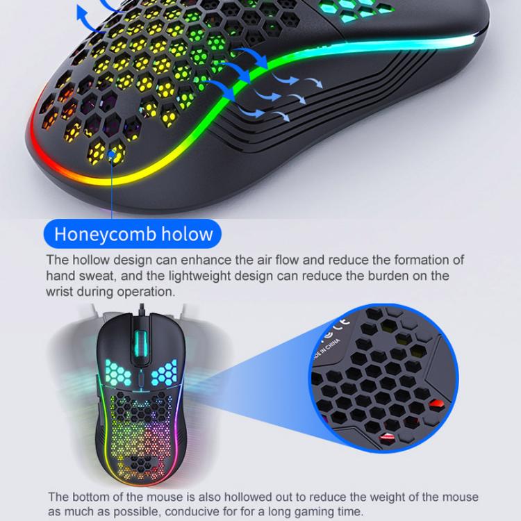 iMICE MK-X30 RGB Lighting Customizable 1.5m Wired Mechanical Gaming Keyboard Mouse Set – Plug-and-play