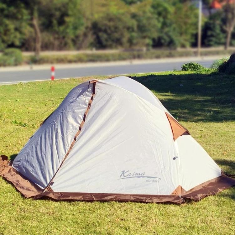 Kaima Outdoor Lightweight Waterproof Camping Tent Waterproof Breathable & Mosquito-Proof Tent, No Snow Skirt Orange, With Snow Skirt Orange, No Snow Skirt Grey, With Snow Skirt Grey, No Snow Skirt Blue, With Snow Skirt Blue – Waterproof, Aluminum Alloy With Snow Skirt Grey