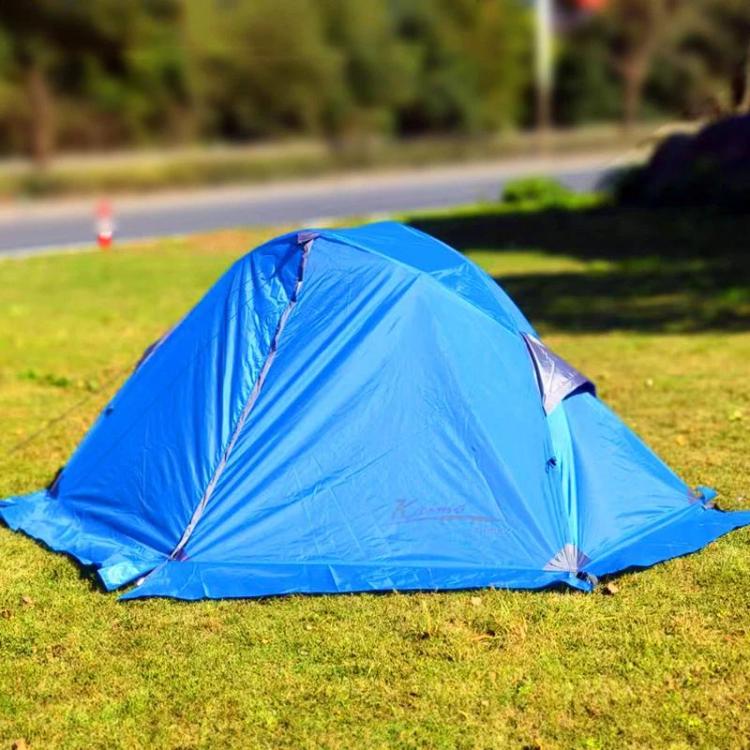 Kaima Outdoor Lightweight Waterproof Camping Tent Waterproof Breathable & Mosquito-Proof Tent, No Snow Skirt Orange, With Snow Skirt Orange, No Snow Skirt Grey, With Snow Skirt Grey, No Snow Skirt Blue, With Snow Skirt Blue – Waterproof, Aluminum Alloy With Snow Skirt Blue